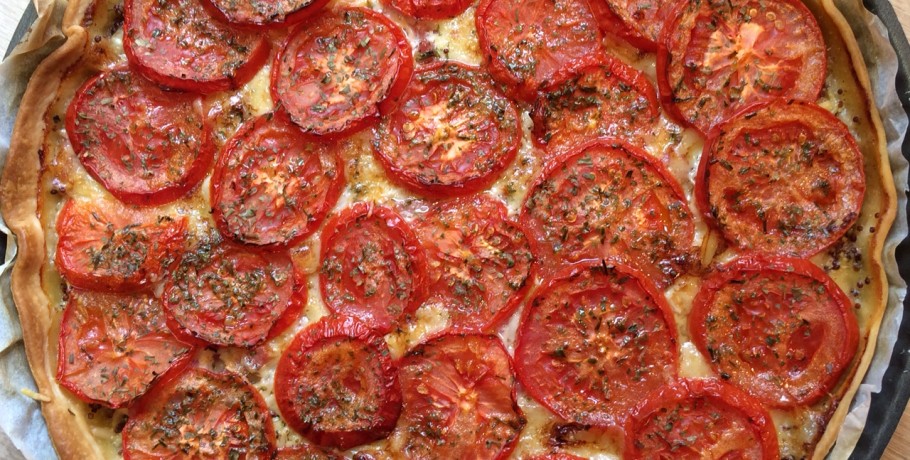 Tarte tomate et moutarde (avec lardons) | TA recette facile