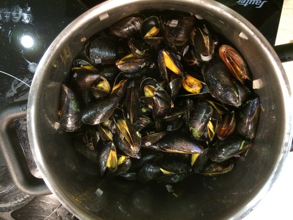 Moules marinière et frites fraîches, comme à la Braderie de Lille