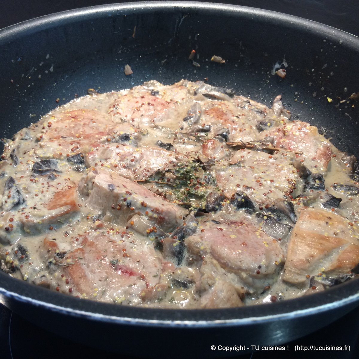 Filet Mignon De Porc à La Moutardecuit à La Poêle Ta