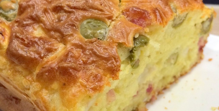 Cake Aux Olives Chevre Lardons Ta Recette Facile