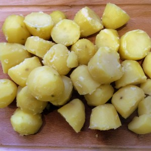 Pommes de terre à l’eau (photo)