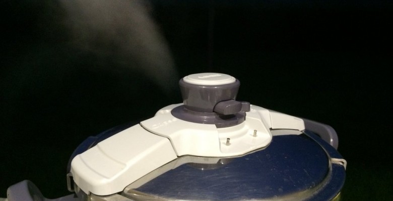 Quand c'est fini, laisse la vapeur s'échapper pour faire redescendre la pression.