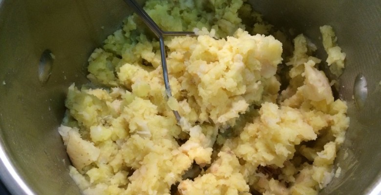 ... jusqu'à obtenir une purée grossière.