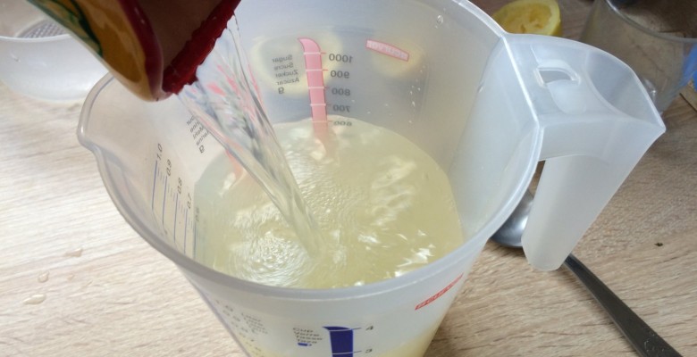 Complète avec 1L d'eau fraiche (la plus froide possible)