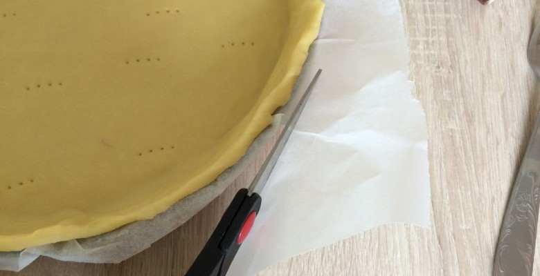 Et découpe le papier sulfurisé qui dépasse