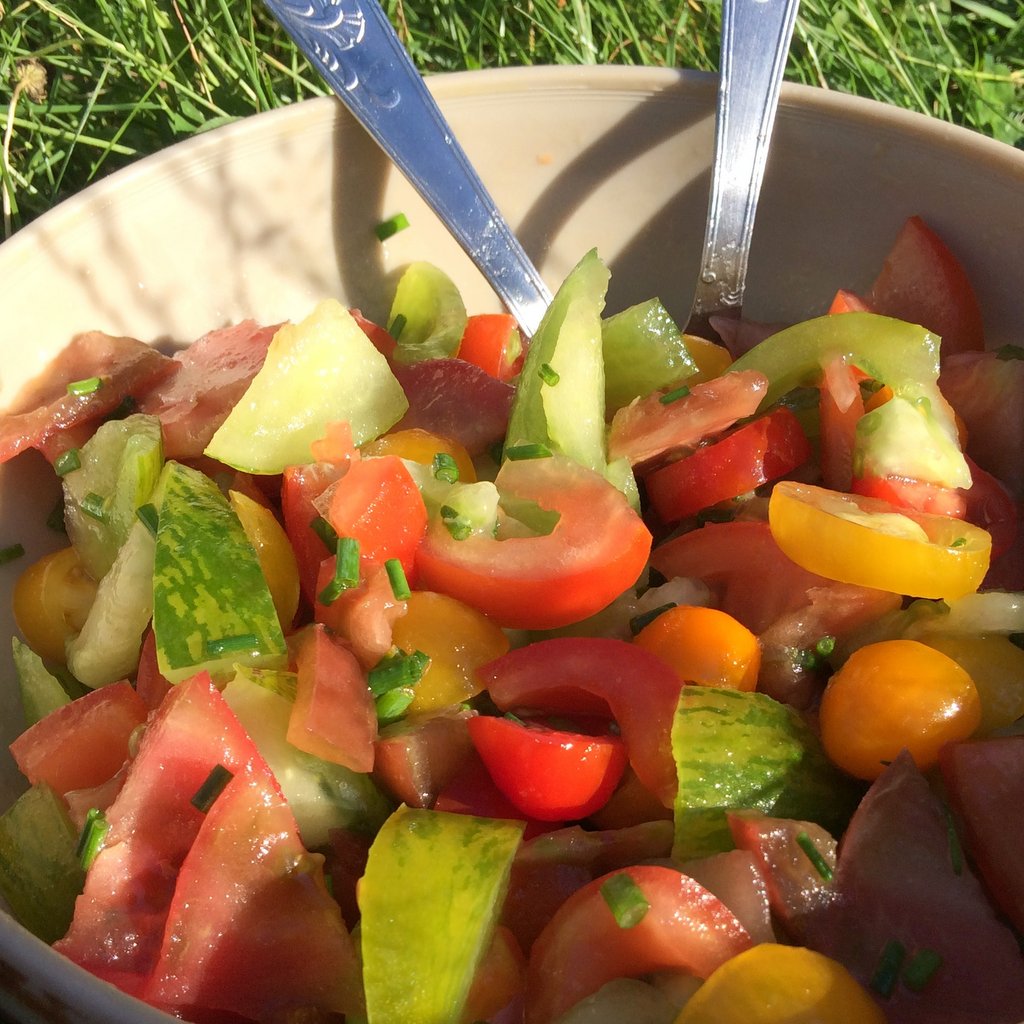 Salade de tomates (aux tomates variées) | TA recette facile