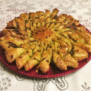 Tarte Soleil au pesto & pignons (photo)