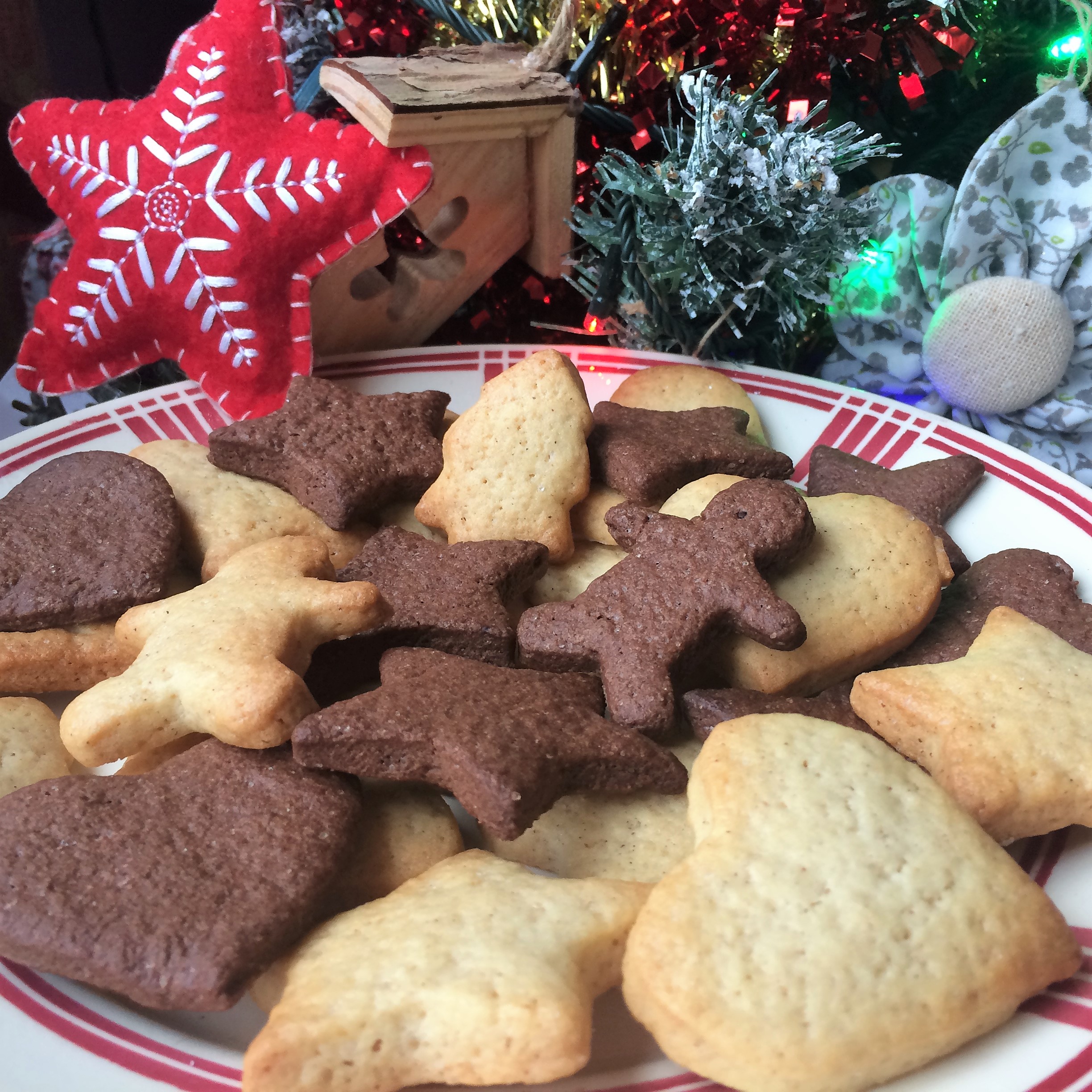 Biscuits de Noël à la cannelle et au chocolat blanc - La Recette