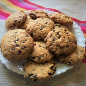 Cookies américains, chocolat & noisettes (photo)