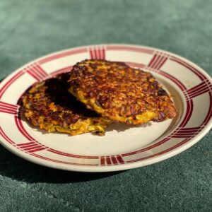 Galette végétales poêlées («steak» végétal) (photo)